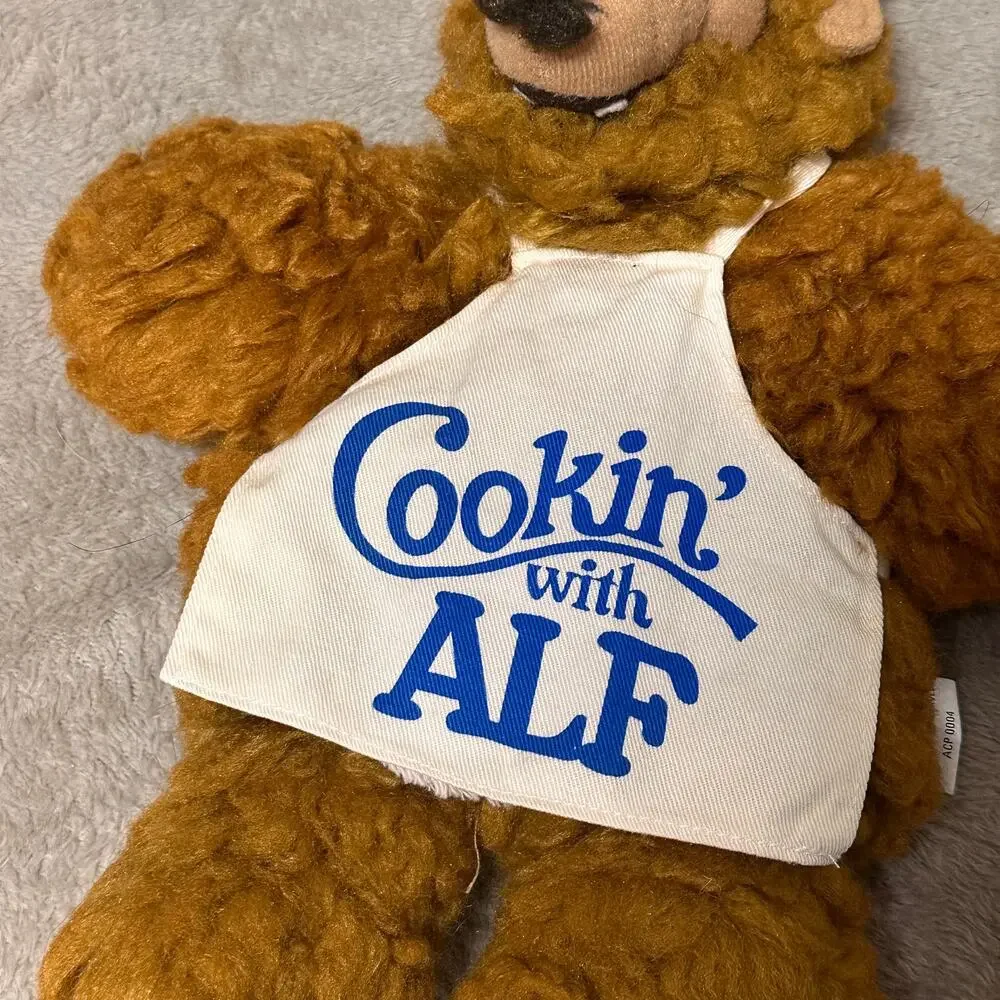 Vintage 80s ALF Plush Cookin With Alf Burger King Puppet Toy - Picture 2 of 5